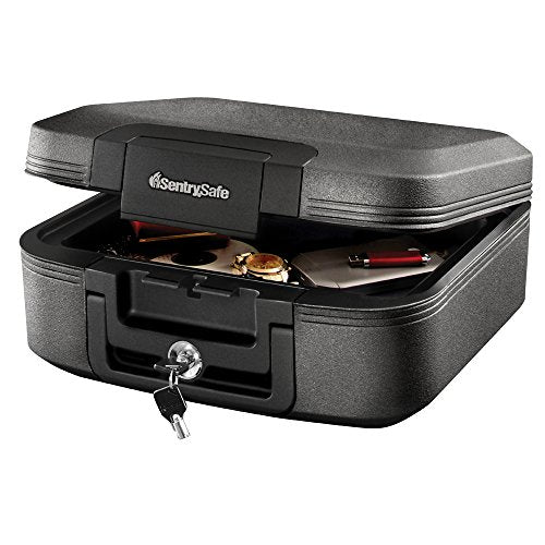 SentrySafe Fireproof Waterproof Locking Safe Box 0.28 Cu Ft