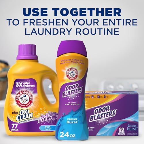 4 Pack Arm & Hammer Scent Booster Fresh Burst