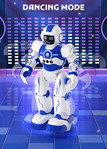 EduCuties Robot Toys for Kids,Programmable Remote Control Smart Walking Dancing Robot Toy with Gesture & Sensing for Age 4 5 6 7 8 9 10 Year Old Boys for Birthday Present