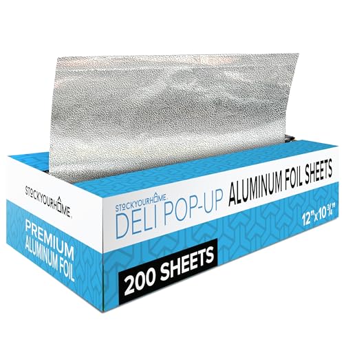 200 Count Heavy Duty Pop-Up Deli Foil Sheets