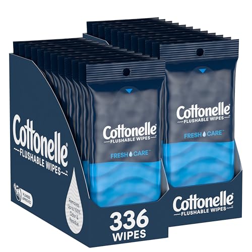336 Count Cottonelle Flushable On-The-Go Wipes
