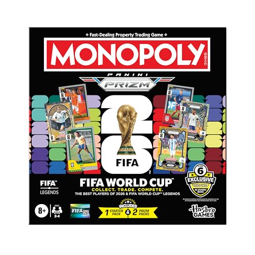 Monopoly Panini Prizm FIFA World Cup Board Game