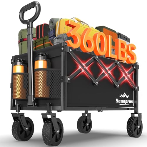 360LB Heavy Duty Folding Utility Wagon Cart