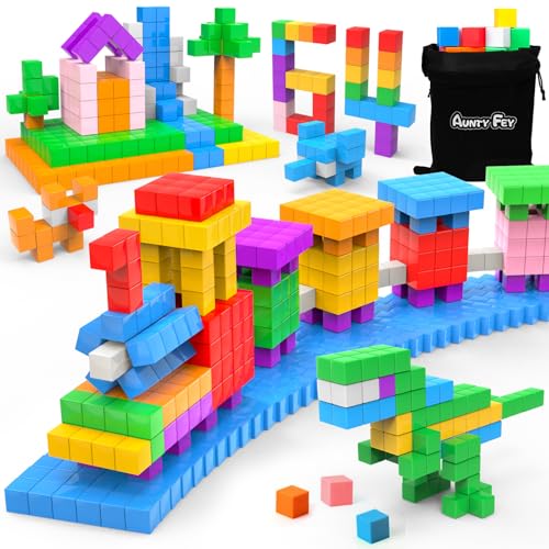 64 Pack Magnetic Blocks Educational STEM Toys for Kids