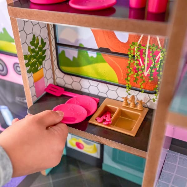 KidKraft 2-in-1 Glamp & Go Doll Camper