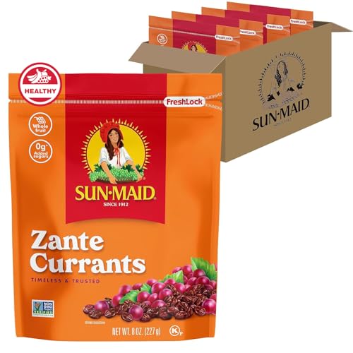 4 Pack Sun-Maid California Sun-Dried Zante Currants