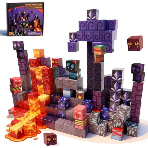 100 Piece Magnetic Building Blocks STEM Toy Set