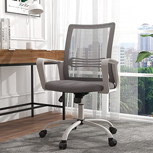 Ergonomic Mesh Office Chair with Lumbar Support Armrests