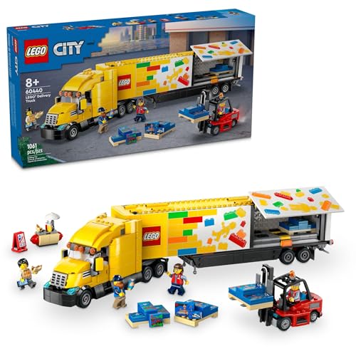 LEGO City Delivery Truck Building Set with Minifigures