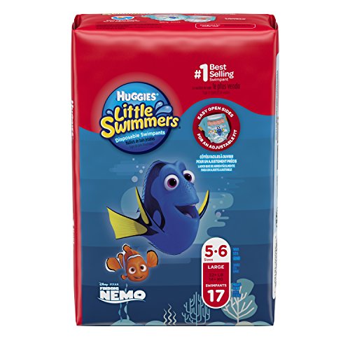 6 Pack HUGGIES Little Swimmers Disposable Swim Diapers 17ct