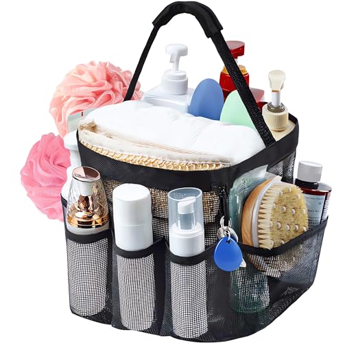Mesh 8-Pocket Quick-Dry Shower Caddy Tote