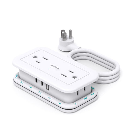 Travel Power Strip with USB Ports by Addtam