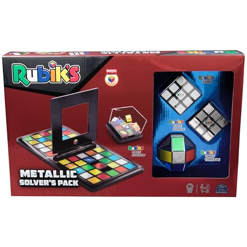 Rubik's Metallic Solver’s Pack Puzzle Game Set