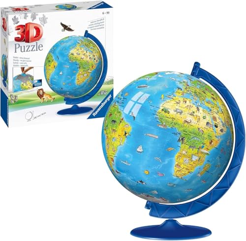 Ravensburger 180 Piece 3D World Globe Puzzle
