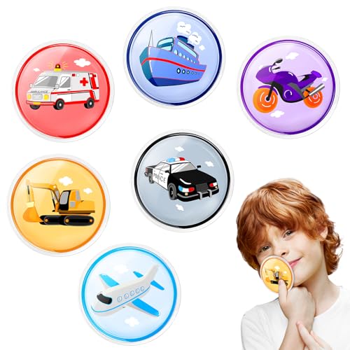 6 Pack Kids Reusable Gel Ice Packs