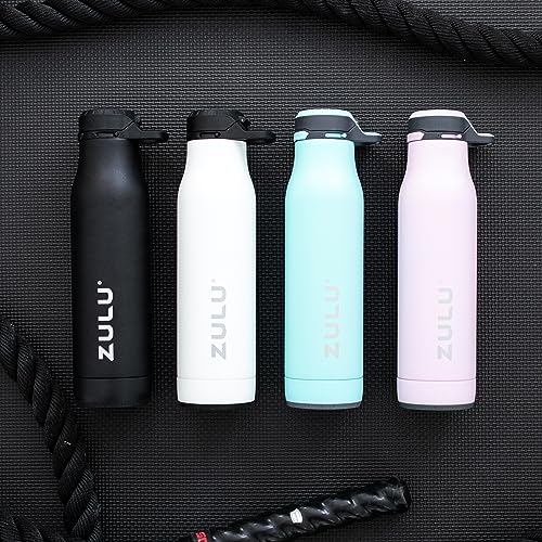 Zulu Ace 24oz Insulated Water Bottle - Black