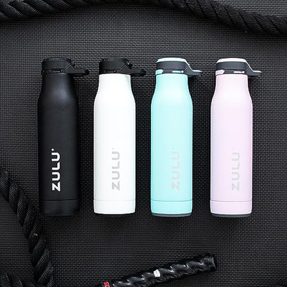 Zulu Ace 24oz Insulated Water Bottle - Black