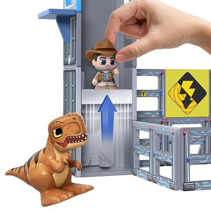 Jurassic World Magnetic Building Set with Figures