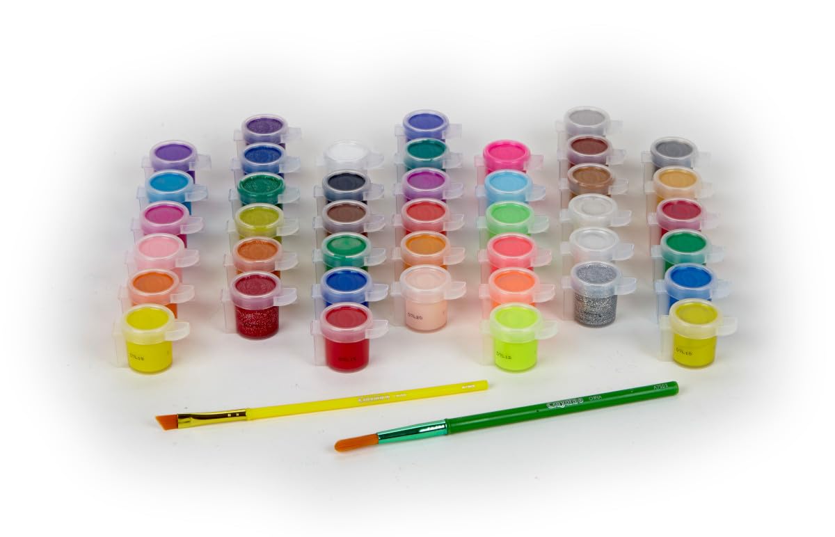 Crayola Washable Paint Set for Kids, 42 Ct.