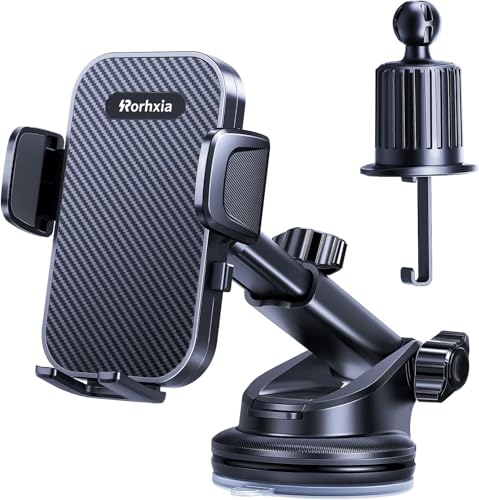 Car Phone Mount Strong Suction Dashboard Windshield Vent