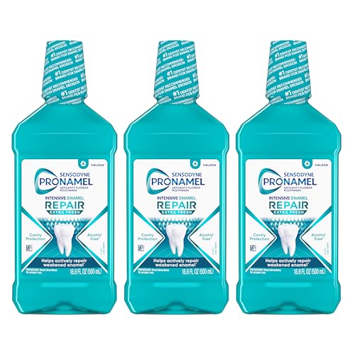 3 Pack Sensodyne Pronamel Enamel Repair Mouthwash