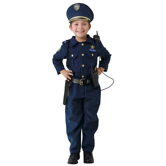 Dress Up America Kids Police Officer Costume Set