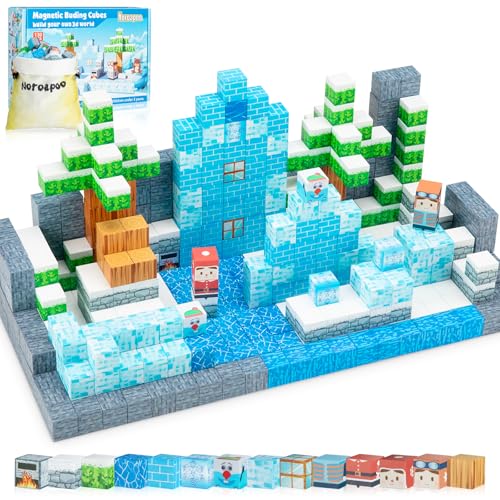 130 Piece Magnetic Building Blocks STEM Toy Set