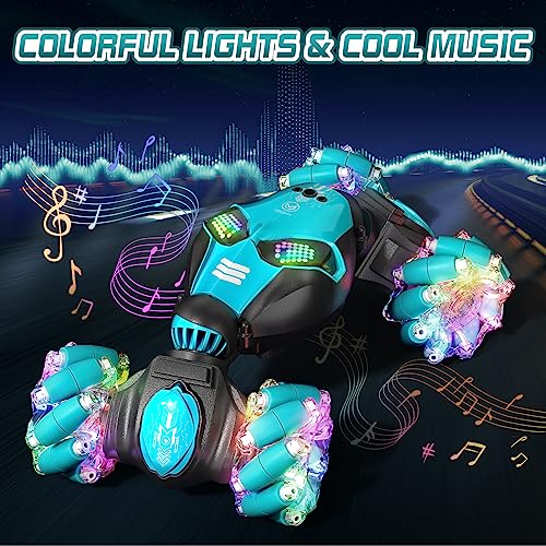 Gesture Sensing RC Stunt Car with Lights & Music