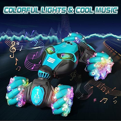 Gesture Sensing RC Stunt Car with Lights & Music