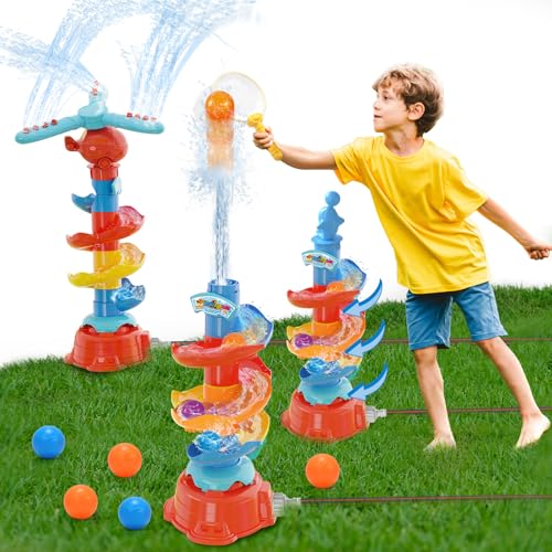 3 in 1 Kids Water Sprinkler Outdoor Toy Game