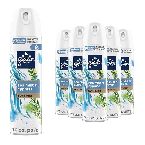 6 Pack Glade Odor Fighting Air Freshener Spray
