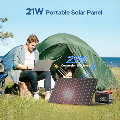 POWSTREAM 88.8Wh Solar Generator Power Station