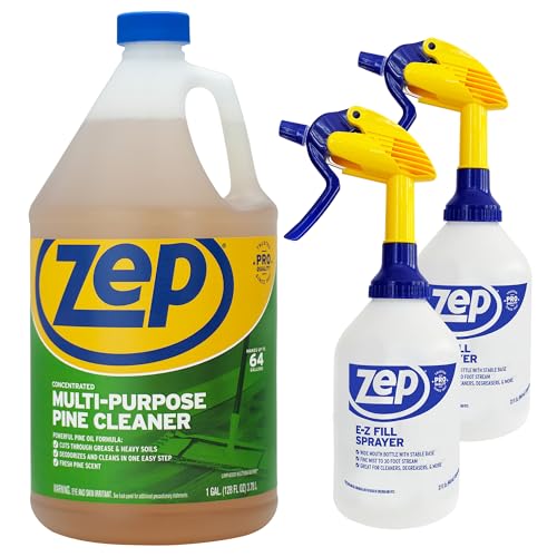 2 Pack Zep Multi-Purpose Pine Cleaner 1 Gallon