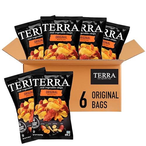 6 Pack Terra Original Sea Salt Vegetable Chips