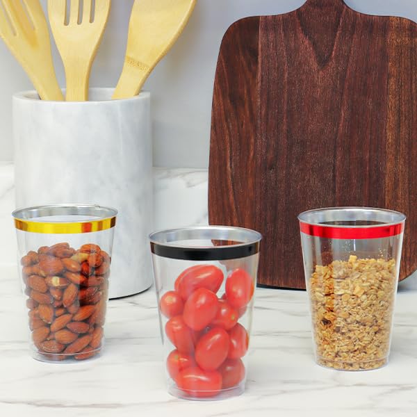 12 oz Red Plastic Cups - 200 Pack