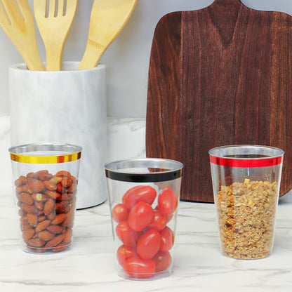 12 oz Red Plastic Cups - 200 Pack
