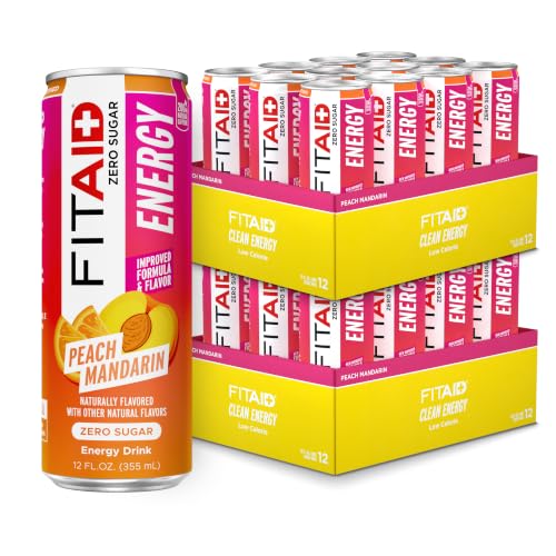 24 Pack FITAID Energy Zero Sugar Drink 12oz (Star-K)