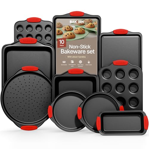 10 Piece Nonstick Bakeware Set Carbon Steel Oven
