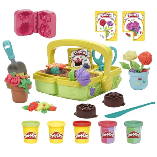 Play-Doh Flower Garden Playset, Kids Arts & Crafts Toy