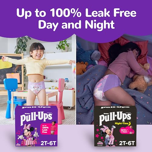 Pull-Ups Girls' Training Pants, Size 5T-6T, 60 Count