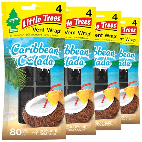 16 Pack LITTLE TREES Vent Wrap Car Air Fresheners