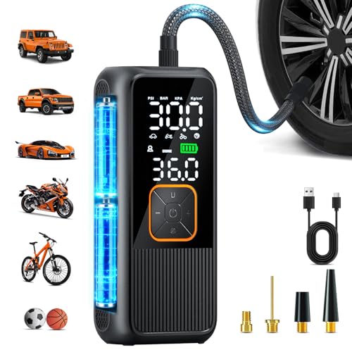Rechargeable 150 PSI Portable Tire Inflator Air Compressor