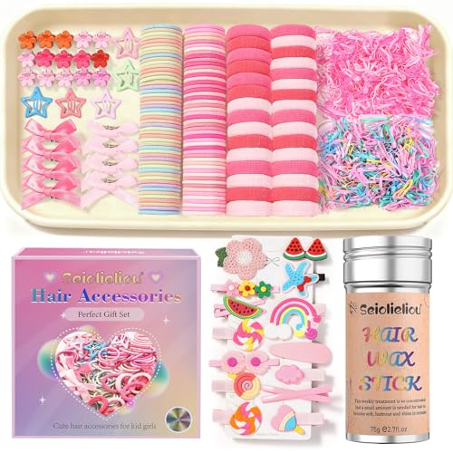 873 Piece Girls Hair Accessories Set with Storage Box