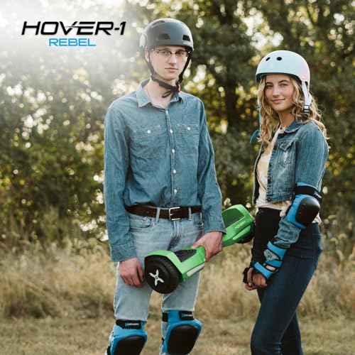 Hover-1 Rebel Electric Self Balancing Hoverboard for Kids with 6.5” Tires, Dual 110W Motors, 6 mph Max Speed, and 3 Miles Max Range Self Balancing Scooter