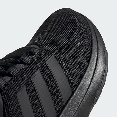adidas Men's Racer TR23 Sneaker, Black/Black/Carbon, 10
