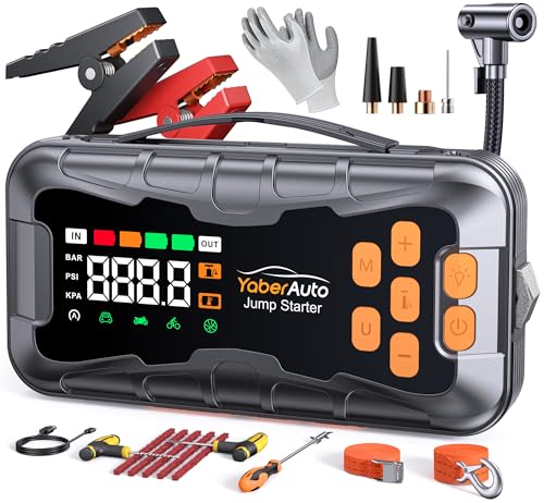 8000A Jump Starter with 160PSI Air Compressor