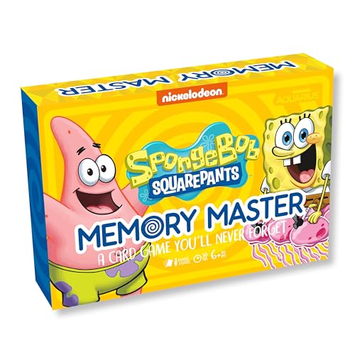 AQUARIUS SpongeBob SquarePants Memory Master Card Game