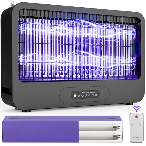 Electric Bug Zapper with Remote and Extra Bulbs