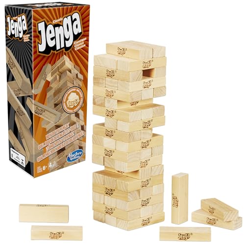 Hasbro Gaming Jenga Classic Stacking Tower Game