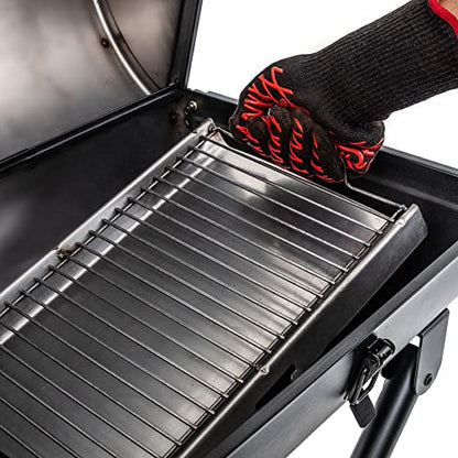 Char-Griller E1816 King-Griller Gambler Portable Charcoal Grill in Black